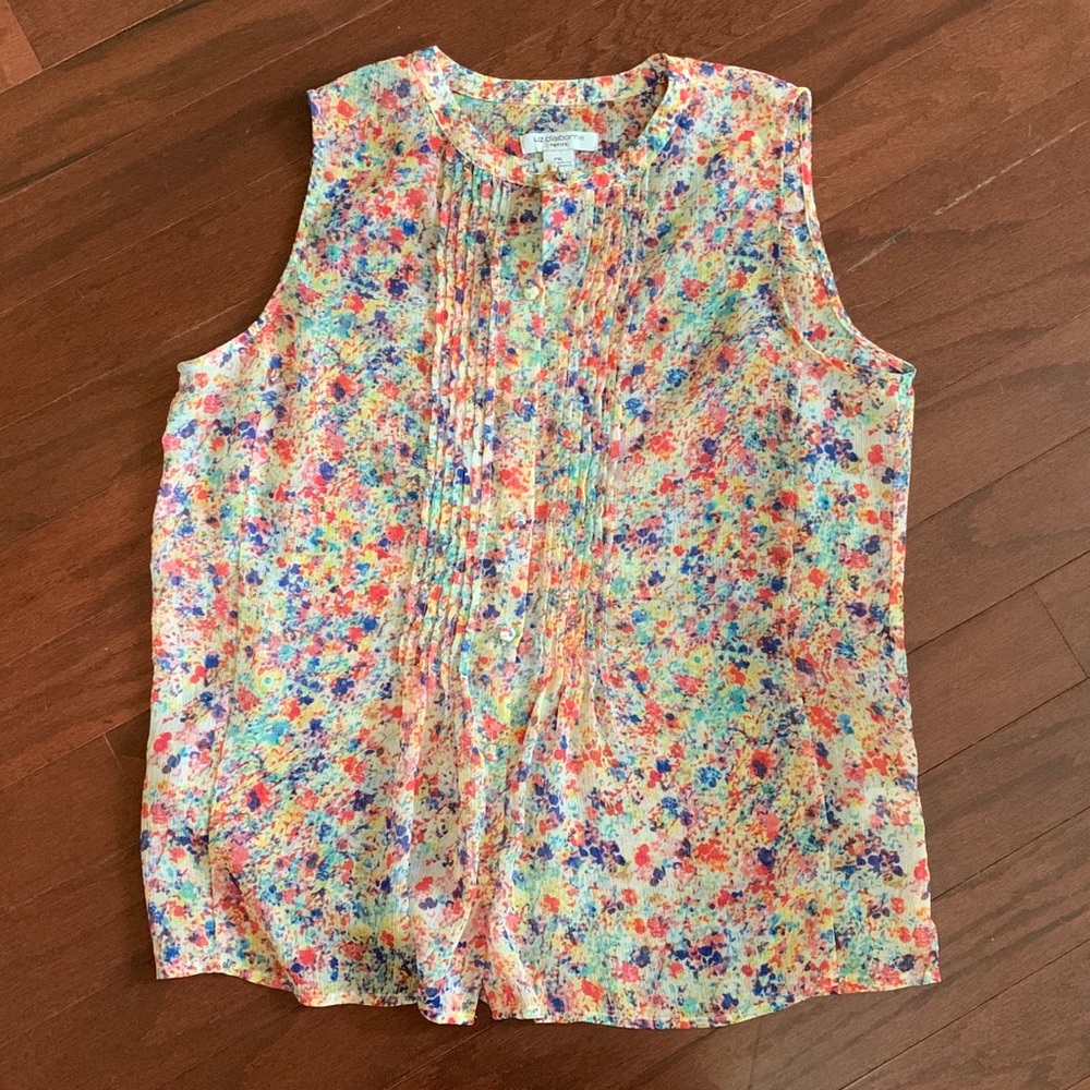 Liz Claiborne Button Up Top PXL